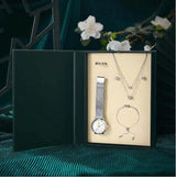Ladies Set Watch Rhinestone Jewelry