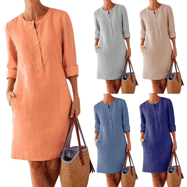 Long Sleeve Women Clothing Dress