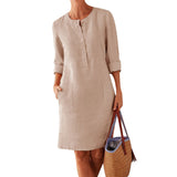 Long Sleeve Women Clothing Dress