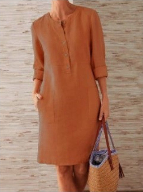 Long Sleeve Women Clothing Dress