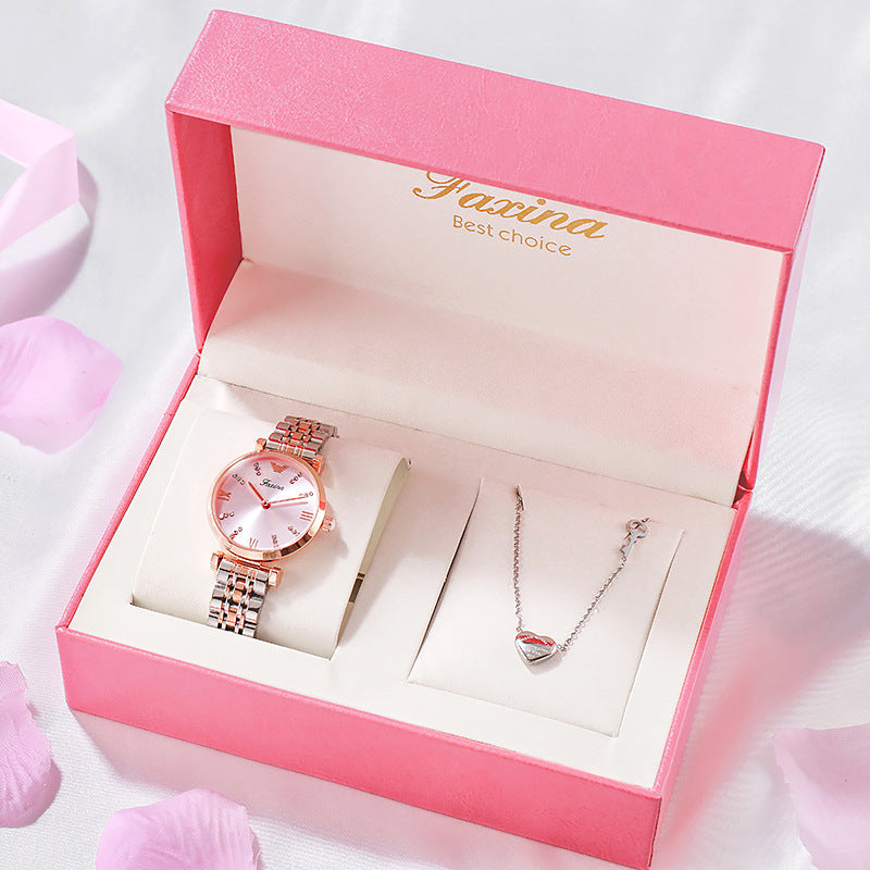 Electronic Watch Set Jewelry Necklace