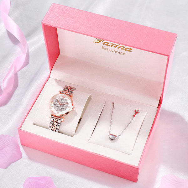 Electronic Watch Set Jewelry Necklace