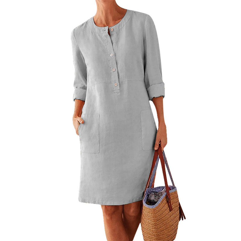 Long Sleeve Women Clothing Dress
