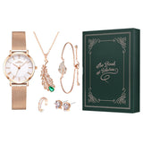 Ladies Set Watch Rhinestone Jewelry