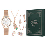 Ladies Set Watch Rhinestone Jewelry