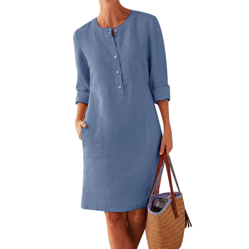 Long Sleeve Women Clothing Dress