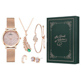 Ladies Set Watch Rhinestone Jewelry