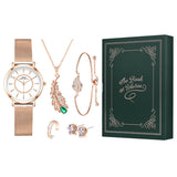 Ladies Set Watch Rhinestone Jewelry