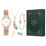 Ladies Set Watch Rhinestone Jewelry